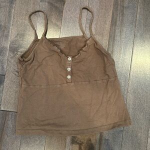 Brown Brandy Melville Tank